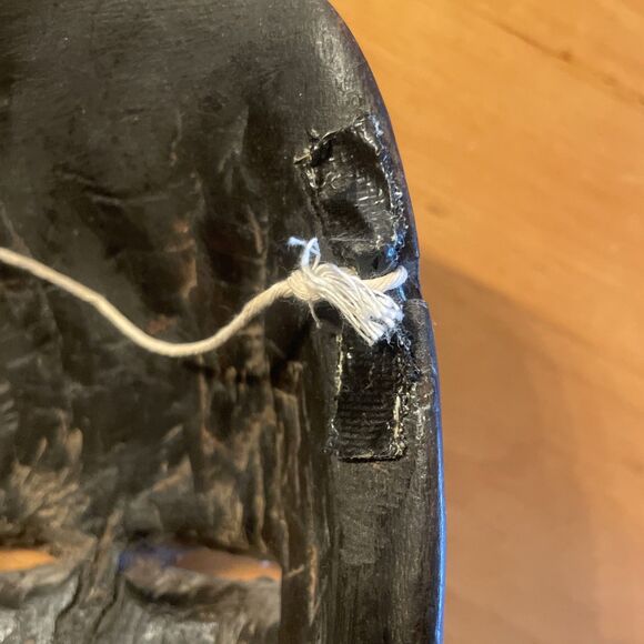 Lega Hand-Carved Vintage Wooden African Mask Dan People Western Africa - Picture 9 of 11